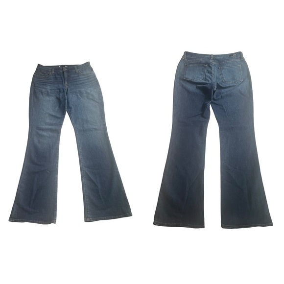 Kut from the Kloth Natalie Fab Ab Bootcut Denim Jeans Blue Size 14 NWOT - Picture 9 of 9